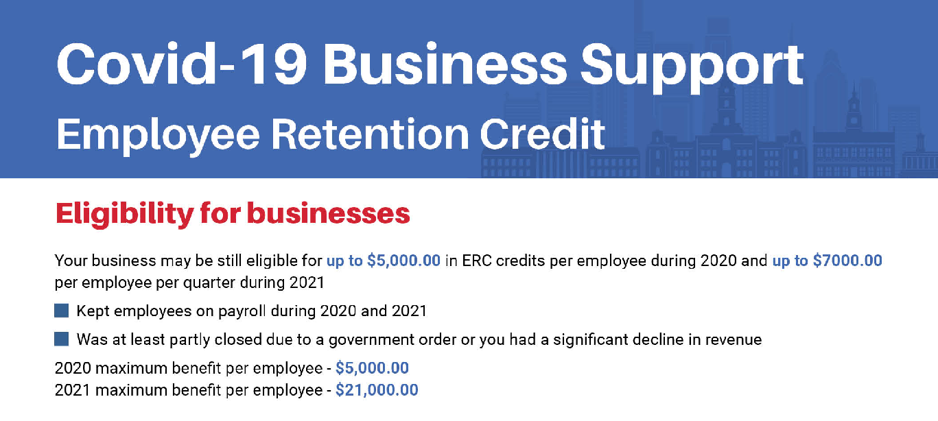 graphic of employee retention credit banner